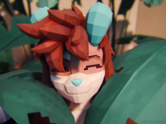 ambiguous_gender anthro aroused balls bedroom_eyes big_balls big_ears big_hair big_penis blinking blue_eyes blue_horn blue_nose blue_tongue blush bodily_fluids body_worship bright_light chastity_cage chastity_device clothing cockslap dark_lighting dark_markings dominant_femboy dripping femboy fur genital_fluids genital_markings genital_worship genitals glowing glowing_genitalia glowing_markings glowing_penis group hair hand_on_head hand_on_horn happy heart_(marking) holding_chastity_cage holding_head holding_horn horn inside jacket long_ears looking_at_another looking_at_genitalia looking_at_penis low_poly male male/ambiguous markings narrowed_eyes nude open_mouth penile penis penis_markings penis_on_face penis_worship plant plant_pot potted_plant precum precum_drip precum_on_face precum_on_penis precum_string red_hair red_penis seductive shaking_head slap solo solo_focus surrounded surrounded_by_penises tan_body tan_fur tongue tongue_out topwear trio unlocked_chastity_cage white_body white_fur pestbudmax kahvi_(coffeesoda) max_(pestbudmax) rudy_(katsucoffee) canid canine canis domestic_dog mammal 3d_(artwork) 4:3 animated digital_media_(artwork) high_framerate loop no_sound short_playtime video