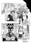 anthro big_breasts bottomwear breasts cleavage clothed clothing comic crossgender dialogue english_text eulipotyphlan female hedgehog human larger_human male mammal missphase monochrome mtf_crossgender panties sega size_difference skirt sonic_the_hedgehog sonic_the_hedgehog_(series) text underwear url