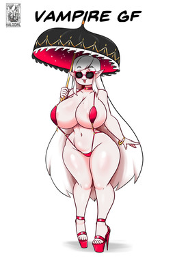 areola areola_slip big_breasts bikini bracelet breasts choker clothed clothing curvy_figure eyewear fangs feet female fingers footwear hair high_heels hourglass_figure huge_breasts humanoid_pointy_ears jewelry light_body light_skin long_hair markings micro_bikini mole_(marking) navel necklace not_furry one-piece_swimsuit open_mouth pale-skinned_female pale_skin pointy_ears shoes simple_background skimpy skimpy_bikini sling_bikini small_waist smile solo string_bikini sunglasses swimwear teeth text thick_thighs toes two-piece_swimsuit umbrella white_background white_hair wide_hipped_female wide_hipped_humanoid wide_hips halotroll humanoid vampire 2023 absurd_res artist_name digital_drawing_(artwork) digital_media_(artwork) english_text hi_res watermark