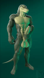 5_toes anthro balls big_balls big_penis feet foreskin forked_tongue genitals green_background green_body green_scales huge_balls huge_penis long_tail looking_at_viewer male masturbation muscular muscular_male non-mammal_balls nude penile penile_masturbation penis plantigrade pupils scales simple_background slit_pupils solo standing tail toes tongue tongue_flick yellow_body yellow_eyes yellow_scales snekkuu petruz_(copyright) kahliss reptile scalie snake 3d_(artwork) 9:16 animated digital_media_(artwork) full-length_portrait hi_res high_framerate loop no_sound portrait short_playtime webm