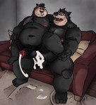 anal anal_penetration anthro belly big_penis blush bodily_fluids cum cum_drip cum_inside dripping duo ejaculation foreskin furniture genital_fluids genitals kissing loose_foreskin male male/male musclegut muscular nipples overweight penetration penile penile_penetration penis penis_in_ass saliva saliva_string sitting sitting_on_another slightly_chubby sofa cosmic51moon disney goof_troop pete_(disney) pj_(goof_troop) felid feline humanoid mammal absurd_res hi_res father_(lore) father_and_child_(lore) father_and_son_(lore) incest_(lore) parent_(lore) parent_and_child_(lore) parent_and_son_(lore) son_(lore)