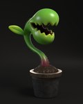 ambiguous_gender black_background dirt feral green_body leaf light open_mouth plant plant_pot potted_plant simple_background solo gorka_fujimoto_holgado elemental_creature flora_fauna 2019 3d_(artwork) 4:5 autodesk_maya_(artwork) colored digital_media_(artwork) english_description lighting shaded substance_painter_(artwork) zbrush_(artwork)