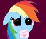 blue_body blue_fur female fur hair hugs? multicolored_hair purple_eyes rainbow_hair simple_background solo transparent_background tomdantherock friendship_is_magic hasbro my_little_pony rainbow_dash_(mlp) equid equine horse mammal pony 6:5 alpha_channel animated low_res short_playtime