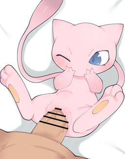 anthro anthro_penetrated biped blue_eyes blush censor_bar chibi duo erection female female_anthro female_on_human female_penetrated first_person_view genitals human_on_anthro human_penetrating human_penetrating_anthro human_penetrating_female human_pov interspecies male male/female male_human male_on_anthro male_penetrating male_penetrating_anthro male_penetrating_female male_pov one_eye_closed penetrating_pov penetration penile penile_penetration penis penis_in_vagina pink_body pokephilia semi-anthro sex tail vaginal vaginal_penetration vulva himimi nintendo pokemon generation_1_pokemon human legendary_pokemon mammal mew_(pokemon) pokemon_(species) censored hi_res