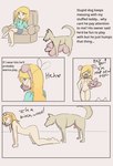 bdsm bestiality cosplay dialogue femboy feral genitals human_pet male male/male petplay puppyplay roleplay solo text kittyodic canid canine canis domestic_dog human mammal comic digital_media_(artwork) english_text multiple_scenes