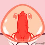 animal_genitalia animal_penis anthro balls bodily_fluids bouncing bubble_filling canine_genitalia canine_penis cum cum_inside cum_while_penetrated ejaculation erection genital_fluids genitals knot male nude penetration penis simple_background slime slime_sex solo virexialislight freckle_(freck1e) canid canine canis fox goo_creature humanoid mammal slime_(blob) 1:1 animated short_playtime