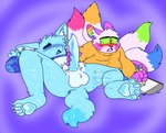 4_tails age_difference ambiguous_gender animal_genitalia animal_penis anthro balls big_balls big_penis blue_cum blush bodily_fluids canine_genitalia canine_penis clothed clothing colored_cum cum duo erection eyewear fully_clothed genital_fluids genitals glasses handjob leaking_precum male male/ambiguous multi_tail partially_clothed penile penis precum sex sleep_sex sleeping snowflake sweat sweatdrop tail unusual_bodily_fluids unusual_cum unusual_genital_fluids writing_text young young_ambiguous chimeracocks sparklecare chem_mick_ill polaris_amry_klepsky anthry_(sparklecare) canid canine domestic_cat felid feline felis fennec_fox fox hybrid mammal true_fox absurd_res hi_res incest_(lore) parent_(lore) parent_and_child_(lore)