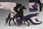accessory animal_genitalia animal_penis balls bdsm black_body black_feathers black_hair black_penis bodily_fluids bondage bound claws cock_ring collar cum cum_in_mouth cum_inside cum_on_face cum_on_neck cum_on_penis deep_throat duo equine_genitalia equine_penis erection eyes_closed feathered_wings feathers feral feral_on_feral feral_penetrated feral_penetrating feral_penetrating_feral genital_fluids genitals gradient_hair grey_body grey_eyes grey_hair grey_horn grey_underbelly hair hooves horn jewelry knot leaking leaking_cum leaking_precum leather male male/male male_penetrated male_penetrating male_penetrating_male markings membrane_(anatomy) membranous_wings neck_bulge oral oral_penetration orange_eyes penetration penis penis_accessory penis_jewelry pink_body pink_feathers pink_markings pink_penis precum purple_body purple_feathers purple_penis restraints sex simple_background smile smirk spreader_bar tail_on_ground white_background white_body white_feathers white_hair wings wings_tied superlavplov mythology alterion_(alter) frey_(midnightrobin) dragon equid equine feathered_dragon feathered_scalie horse mammal mythological_creature mythological_equine mythological_scalie scalie winged_unicorn hi_res
