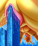 anthro areola blue_eyes bodily_fluids breasts building building_destruction building_in_pussy building_insertion building_sex city destruction female genital_fluids genitals improvised_dildo improvised_sex_toy landscape_dwarfing looking_back macro masturbation nipples open_mouth orange_body pussy sex_toy sharp_teeth skyscraper solo teeth tongue tongue_out toying_self vaginal_fluids furrypur nintendo pokemon chari-gal fan_character charizard generation_1_pokemon pokemon_(species) 2023 digital_media_(artwork) hi_res