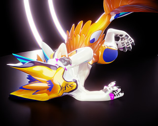 4_ears anthro bound claws covering drone dronification duo encasement eyeless feathers glistening glistening_body goo_body goo_transformation hypnosis latex latex_body male male/male mind_alteration mind_break mind_control multi_ear null null_face nullification on_ground spiri'vali tail takeover transformation kaanavali hiyu_(modeler) kaan_avali ray_(corbin_roscy) avali avian goo_creature living_latex 3d_(artwork) blender_(artwork) blender_cycles_(artwork) digital_media_(artwork) hi_res