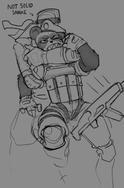 anthro duo female male male/female mootsider bear giant_panda mammal comic monochrome