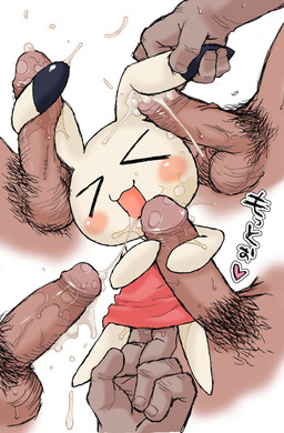 2_finger_fingering 5_fingers >.< >_< anthro anthro_fingered anthro_focus balls black_ear_tips blush blush_stickers bodily_fluids brown_balls brown_body brown_penis bukkake clothed clothing cum cum_from_penis cum_in_ear cum_in_mouth cum_inside cum_string dipstick_ears dominant ear_markings ear_penetration earjob erection eyes_closed female female_anthro female_fingered female_focus fingering fingers fur gangbang genital_fluids genitals glans group group_sex hand_on_ear handjob heart_symbol holding_another's_penis holding_ear holding_penis hug hugging_another hugging_another's_penis hugging_penis human_fingering human_fingering_anthro human_on_anthro humanoid_genitalia humanoid_penis interspecies larger_dom larger_human larger_male male male/female male_fingering male_fingering_female male_human markings multicolored_ears nails open_:3 open_mouth open_smile oral penetration penile penile_penetration penis penis_everywhere penis_in_ear pink_blush pink_glans pubes saliva saliva_on_glans saliva_on_penis sex simple_background size_difference smaller_anthro smaller_female smile solo_focus text vaginal vaginal_fingering vaginal_fluids vaginal_fluids_on_hand wet yellow_body yellow_ears yellow_fur unknown_artist animal_yokocho iyo human lagomorph leporid mammal rabbit japanese_text translated