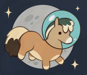 ambiguous_gender armor astronaut chibi feral headgear helmet solo space marsminer equid equine horse mammal pony 2026