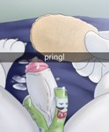 anthro bodily_fluids cum foreskin genital_fluids genitals gynomorph herm intersex lower_body penis solo ayetae-plum pringles snapchat chloe_wehn lagomorph leporid mammal rabbit hi_res meme