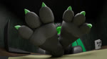 16:9 2019 3_toes 3d_(artwork) 3d_animation 4_fingers animated anthro barefoot biped black_body black_scales chair claws computer desk digital_media_(artwork) doublescale dragon electronics feet feet_on_desk fingers foot_focus furniture green_body green_eyes green_scales hindpaw horn laptop looking_at_viewer loop multi_eye mythological_creature mythological_scalie mythology no_sound office pawpads paws quattro_(fandroit) scales scalie short_playtime soles solo table toe_claws toes webm widescreen wings