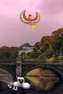 ambiguous_gender blue_body bridge cheering day disgust disgusted_face eyes_closed feathered_wings feathers floating flying happy japan japanese_castle lake lamp lantern licking looking_at_another looking_at_viewer looking_back looking_down mouth_closed open_mouth outside personal_grooming photo_background pink_body pink_feathers pink_sky plant red_body red_feathers romantic romantic_couple running self_lick sky spread_wings swimming tongue tree water white_body white_feathers wings conditional_dnp nikoyishi nintendo pokemon ducklett eeveelution espeon flamigo generation_1_pokemon generation_2_pokemon generation_3_pokemon generation_5_pokemon generation_9_pokemon ho-oh legendary_pokemon lotad pidgeotto pidgey pokemon_(species) swanna umbreon 2025 2:3 absurd_res digital_media_(artwork) hi_res photography_(artwork)