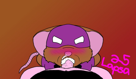 anthro bodily_fluids clothed clothed_female clothing costume cum cum_in_mouth cum_inside duo faceless_character faceless_male female forced genital_fluids male male/female oral oral_penetration orientation_play penetration rape sex superhero lapsa_heartlocke domestic_pig mammal mouse murid murine rodent suid suine sus_(pig)