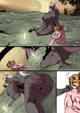 anthro big_breasts bodily_fluids breasts butt crossgender erdtree excessive_genital_fluids excessive_vaginal_fluids feet female genital_fluids genitals hooves huge_breasts male nude outside plant spread_vulva spreading toes tree vaginal_fluids vaginal_fluids_puddle vulva lemonbizate elden_ring fromsoftware ancient_dragon_lansseax tarnished_(elden_ring) torrent_(elden_ring) equid equine horse human mammal comic hi_res