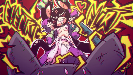 anthro bite bite_mark bodily_fluids duo ear_bite electricity female holidays leash leash_pull male sadistic_smile sweat text diives valentine's_day xingzuo_temple sopdeta_(diives) zhenzi_(diives) canid canine canis cheetah domestic_dog felid feline mammal shiba_inu spitz 16:9 hi_res widescreen