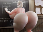 anthro big_breasts big_butt breasts butt chalkboard classroom eyewear female glasses horn huge_breasts huge_butt hyper hyper_breasts hyper_butt looking_at_viewer looking_back mature_female nude public school shaking_butt smile smiling_at_viewer smirk smirking_at_viewer smug smug_face teacher twerking wearing_glasses white_body neonnnzz blender_cycles undertale_(series) toriel bovid caprine goat mammal 3d_(artwork) animated blender_(artwork) digital_media_(artwork) sound webm