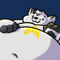 anthro belly belly_pat big_belly fur hair male markings obese obese_anthro obese_male overweight overweight_anthro overweight_male solo star_(marking) white_body white_fur white_hair fatbludragon arctic_fox canid canine fox mammal true_fox 1:1 2_frame_animation animated