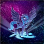 blue_body blue_feathers cutie_mark feathered_wings feathers female feral galaxy horn milky_way quadruped solo spiral standing star tail wings noctudelic friendship_is_magic hasbro my_little_pony mythology princess_luna_(mlp) equid equine mammal mythological_creature mythological_equine winged_unicorn 1:1