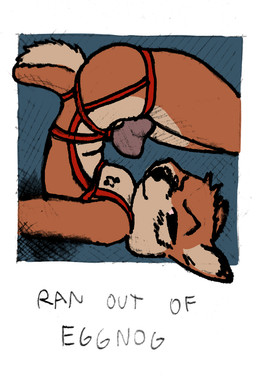 anthro balls bdsm blush bondage bound bulge clothed clothing fur genitals looking_at_viewer male oral penis restraints simple_background smile solo submissive tail text white_body white_fur codlam deer mammal new_world_deer reindeer 2025 2:3 colored digital_media_(artwork) english_text hi_res portrait signature sketch