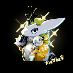 antennae_(anatomy) anthro black_background clothing electronics headphones jacket looking_at_viewer male mask serious simple_background solo topwear wings moesouna_gomi shiva_osuka arthropod insect lepidopteran moth 1:1 2026 japanese_description