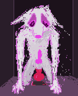 anal anal_penetration anatomically_correct anatomically_correct_genitalia anatomically_correct_penis animal_dildo animal_genitalia animal_penis animal_sex_toy anthro canine_dildo canine_genitalia canine_penis dildo dildo_in_ass dildo_insertion fur genitals male object_in_ass penetration penis pink_nose pink_penis sex_toy sex_toy_in_ass sex_toy_insertion solo white_body white_fur demensa canid canine mammal 2018 animated digital_media_(artwork) loop pixel_(artwork) pixel_animation