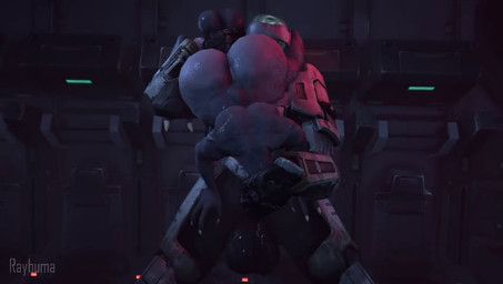 4_fingers 5_fingers 69_position armor ball_tugging balls big_balls big_butt bouncing_balls bouncing_butt butt clothed clothed/nude clothing duo face_fucking fingers genitals grey_body head_grab irrumatio male male/male military nude oral penile penis_in_mouth sex size_difference standing standing_69_position standing_sex rayhuma akkoarcade_(modeler) halo_(series) microsoft xbox_game_studios alien human mammal sangheili spartan_(halo) 2025 3d_(artwork) 3d_animation animated better_version_at_paywall digital_media_(artwork) no_sound short_playtime source_filmmaker_(artwork) webm