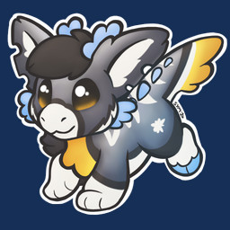 chibi feathers feral grey_body hooves mane orange_eyes quadruped solo tail toony symrea mythology dragon mythological_creature mythological_scalie scalie 1:1 alpha_channel
