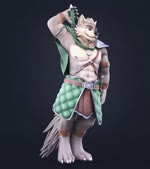 abs anthro catching clothed clothing digitigrade jewelry male melee_weapon neck_tuft nipples one_eye_closed pendant shoulder_guard solo sword sword_on_back tankard tuft weapon weapon_on_back wink lucyon far_beyond_the_world_(series) ranok_(far_beyond_the_world) canid canine canis mammal wolf 3d_(artwork) animated digital_media_(artwork) no_sound short_playtime webm