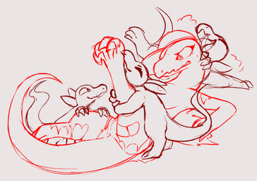 after_transformation ambiguous_gender anthro clothing female gender_transformation genitals group hat hat_only headgear headgear_only headwear headwear_only larger_female male mostly_nude mtf_transformation pokemon_transformation simple_background size_difference smaller_male species_transformation transformation vulva nulloffset nintendo pokemon generation_7_pokemon pokemon_(species) salandit salazzle hi_res sketch