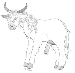 animal_genitalia animal_penis balls equine_genitalia equine_penis erection feral feral_with_hair fur genitals hair hooves horn light_frown looking_down male penis solo standing tail gaypaw elden_ring fromsoftware torrent_(elden_ring) bovid caprine equid equine goat horse hybrid mammal hi_res monochrome signature