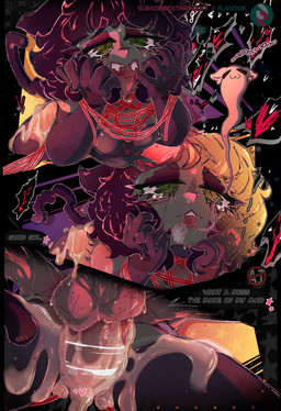 abdominal_bulge anthro anthro_penetrated armwear big_penis biped bodily_fluids breasts butt censored_clitoris censored_genitalia censored_penis clothing cooing cum cum_drip cum_on_butt cum_on_penis deep_penetration dialogue dominant dominant_human dripping duo elbow_gloves erection excessive_cum excessive_genital_fluids eyelashes eyeshadow female female_penetrated fucked_silly genital_fluids genitals gloves green_eyes hair hand_on_face handwear heart_symbol human_dominating_anthro human_on_anthro human_penetrating human_penetrating_anthro ineffective_censorship interspecies jagged_tail legwear looking_pleasured makeup male male/female male_dominating_female male_penetrating male_penetrating_female orgasm_face penetration penile penile_penetration penis penis_in_vagina pupils sex short_hair slit_pupils small_breasts soul_leaving_body submissive submissive_anthro submissive_female tears tears_of_pleasure text thigh_highs tongue tongue_out topwear tube_top vaginal vaginal_penetration wide_hips flavoursarthole domestic_cat felid feline felis human mammal 2026 censored comic english_text hi_res