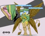 anthro avian beak big_breasts blue_eyes breast_fondling breast_grab breasts da_goddamn_batguy dialog english_text erection female fondling gryphon hair male penis smile text vein veiny_penis wings
Rating: Explicit
Score: 6
User: Robinebra
Date: October 08, 2013