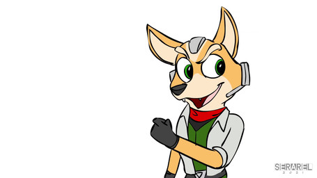 anthro belt black_background bodily_fluids boots bottomwear clothed clothing crossed_arms crying dialogue electronics floating_eyebrows footwear frown fur gloves handwear headgear humor jacket kerchief male microphone music neckerchief neckwear official_actor open_clothing open_jacket open_topwear orange_body orange_fur pants reverb_(audio) sad shirt shoes simple_background smile solo standing tears topwear white_background serareldeer nintendo star_fox fox_mccloud canid canine fox mammal 16:9 2021 2d_animation animated dated digital_media_(artwork) english_audio hi_res short_playtime signature sound video voice_acted widescreen