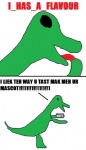 black_eyes comic derpy_the_dino dinosaur e621 english_text green_body i_has_a_flavor licking meme ms_paint no_pupils paint plain_background scalie standing text tongue unknown_artist what white_background
Rating: Safe
Score: -52
User: bobyboby170
Date: April 23, 2012