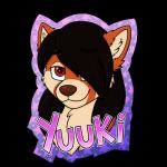 anthro badge brown_hair femboy hair happy long_hair male short_ears shy solo star snootbooper yuuki ailurid mammal red_panda 1:1 absurd_res alpha_channel hi_res