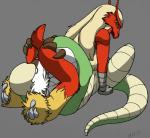 2013 69 ambiguous_gender anus blaziken blue_eyes butt butt_grab chesnaught cunnilingus drooling eyes_closed female feral green_skin grey_background nintendo oral oral_sex paperanomaly plain_background pokémon red_skin saliva sex vaginal video_games
Rating: Explicit
Score: 12
User: PaperAnomaly
Date: February 13, 2014