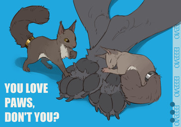 ambiguous_gender claws digitigrade feet feral foot_focus gold_(metal) gold_jewelry group hindpaw jewelry pawpads paws quadruped ring silver_(metal) silver_jewelry size_difference sleeping snout text eeeevio mel_(eeeevio) ody_(eeeevio) sekhmetha canid canine mammal rodent sciurid tree_squirrel digital_drawing_(artwork) digital_media_(artwork) english_text
