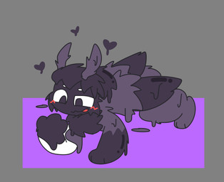 blush blush_lines goo_drip goo_transformation heart_symbol looking_pleasured lying male on_front solo transformation flufpan ty_(abigdumbmoth) arthropod insect lepidopteran moth 2023 digital_drawing_(artwork) digital_media_(artwork) hi_res