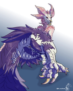 anus bodily_fluids claws female fur genital_fluids genitals looking_at_viewer nude scales simple_background solo tail thick_thighs vulva white_body ale_enchiladas capcom monster_hunter leviathan_(mh) mizutsune scalie absurd_res hi_res