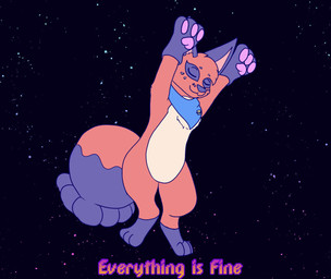 ambiguous_gender black_body black_fur blue_kerchief blue_neckerchief chest_tuft cosmic_background dancing dipstick_tail eyes_closed feral fur head_tuft kerchief leg_markings markings music neckerchief neckwear pawpads pink_pawpads red_body red_fur smile socks_(marking) solo star starry_background tail tail_markings tan_body tan_fur text tuft tastytales nintendo pokemon z_(tastytales) generation_8_pokemon nickit pokemon_(species) 2d_animation animated english_text long_playtime sound video male_(lore)