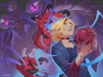 female kyander delicious_in_dungeon mythology falin_touden marcille_donato dragon elf human humanoid mammal mythological_creature mythological_scalie scalie 4:3