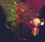 absurd_res anthro bodily_fluids bodyguard_position bunny_costume cervical_contact cervix clothing costume cum cum_in_fallopian_tubes cum_in_pussy cum_in_uterus cum_inside cutaway dialogue dragon duo fallopian_tubes female from_behind_position genital_fluids genitals hi_res humanoid_genitalia humanoid_penis impregnation internal internal_vaginal male male/female mythological_creature mythological_scalie mythology open_mouth ovaries ovum ovum_with_heart penetration penile penile_penetration penis penis_in_pussy rockethaslanded rose_(potatotime) scalie sex sharp_teeth sperm_cell standing standing_sex teeth tongue urine urine_in_pussy urine_in_uterus uterus vaginal vaginal_penetration vein veiny_penis watersports