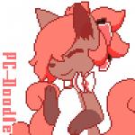 1:1 alpha_channel animated big_tail bow_(feature) bow_tie canid canine digital_media_(artwork) emanata english_text fan_character female fluffy generation_1_pokemon hair icon laugh mammal multi_tail nintendo pc-doodle pepper_(pc-doodle) pink_hair pixel_(artwork) pixel_animation pokemon pokemon_(species) pokemon_mystery_dungeon short_playtime signature spike_chunsoft tail text vulpix
