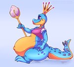 anthro belly big_belly clothed clothing crown female headgear magic_user navel pregnant pregnant_anthro pregnant_female slightly_chubby solo thick_thighs freddymartin activision spyro_reignited_trilogy spyro_the_dragon sorceress_(spyro) dinopotamus dinosaur prehistoric_species reptile scalie digital_media_(artwork) hi_res