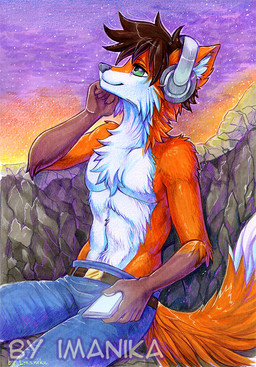 anthro canid canine clothed clothing fox fur hair headphones imanika male mammal sitting smile solo topless traditional_media_(artwork) watermark
Rating: Safe
Score: 6
User: Cat-in-Flight
Date: January 14, 2019 anthro canid canine clothed clothing fox fur hair headphones imanika male mammal sitting smile solo topless traditional_media_(artwork) watermark
Rating: Safe
Score: 6
User: Cat-in-Flight
Date: January 14, 2019