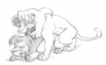 anal anal_penetration black_and_white chris_mckinley disney erection eye_contact eyes_closed feline feral gay kovu lion lying male monochrome nude on_front open_mouth penetration penis plain_background sex simba sketch the_lion_king white_background
Rating: Explicit
Score: 4
User: xes
Date: November 26, 2012